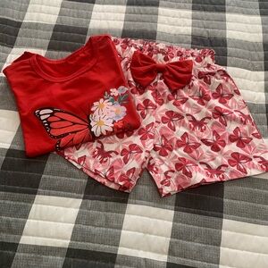 Red Butterfly Kids Pajamas